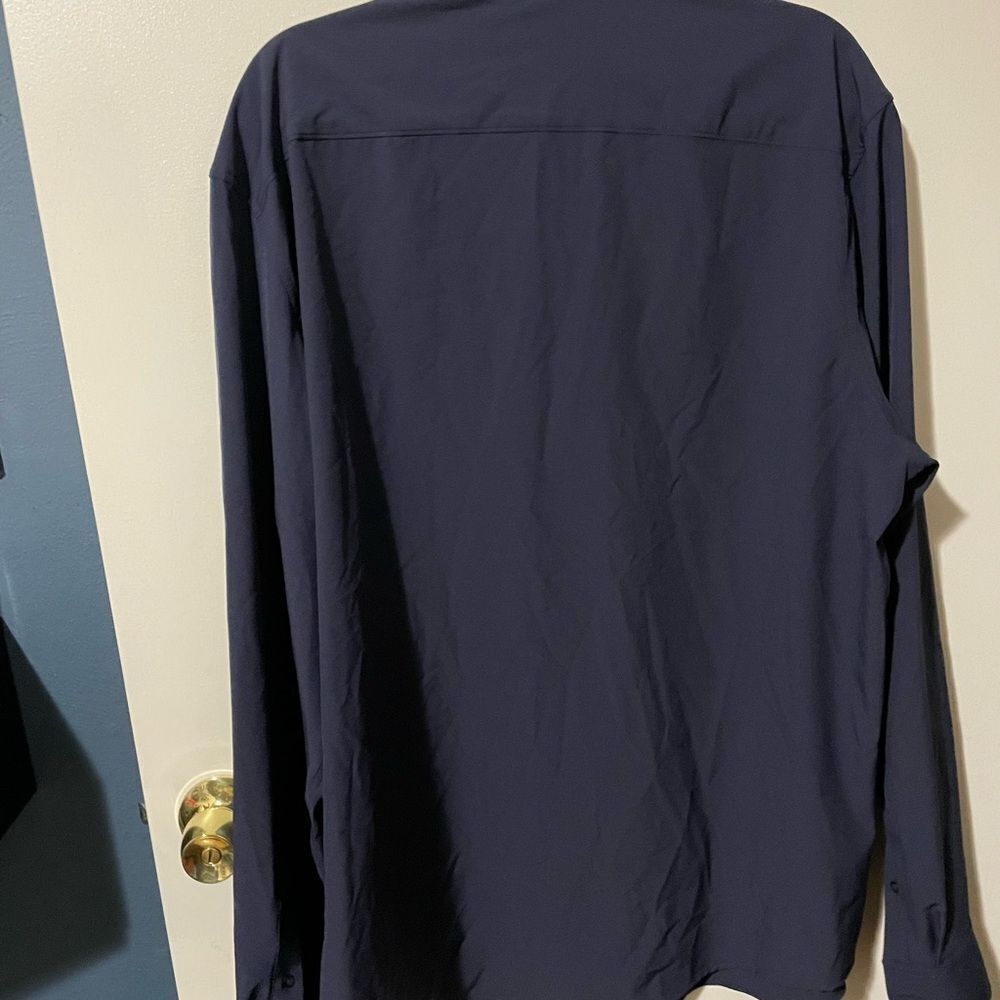 Solid Button-Up Shirt - Picture 5 of 6